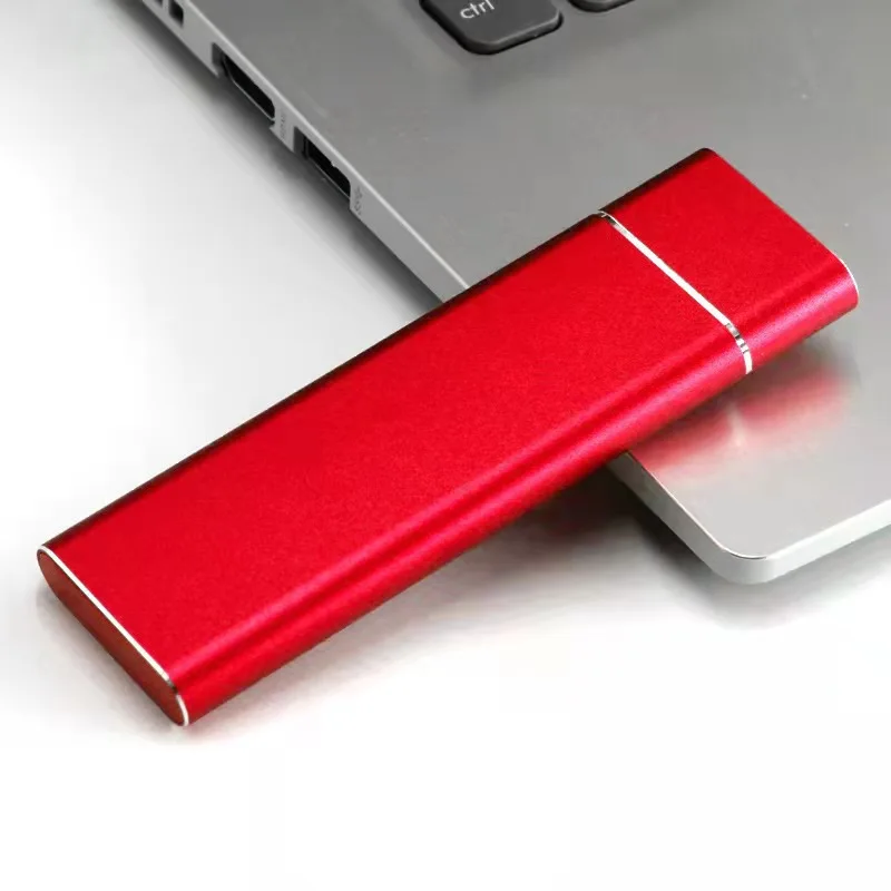 Portable SSD side profile view