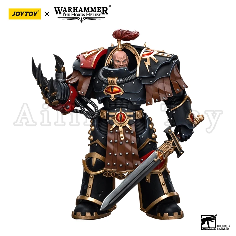 [Pre-Order]Joytoy 1/18 Action Figure 40K The Horus Heresy Sons Of Horus Ezedushien Abaddon First Captain Of The Xvlth Legion Free S