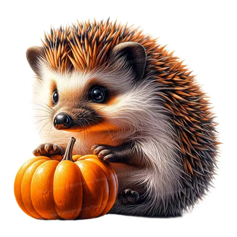 Cute Hedgehog Wall Sticker Kids Room Decor Bathroom Toilet Living Room Decor Cabinet Refrigerator Home Decals S426