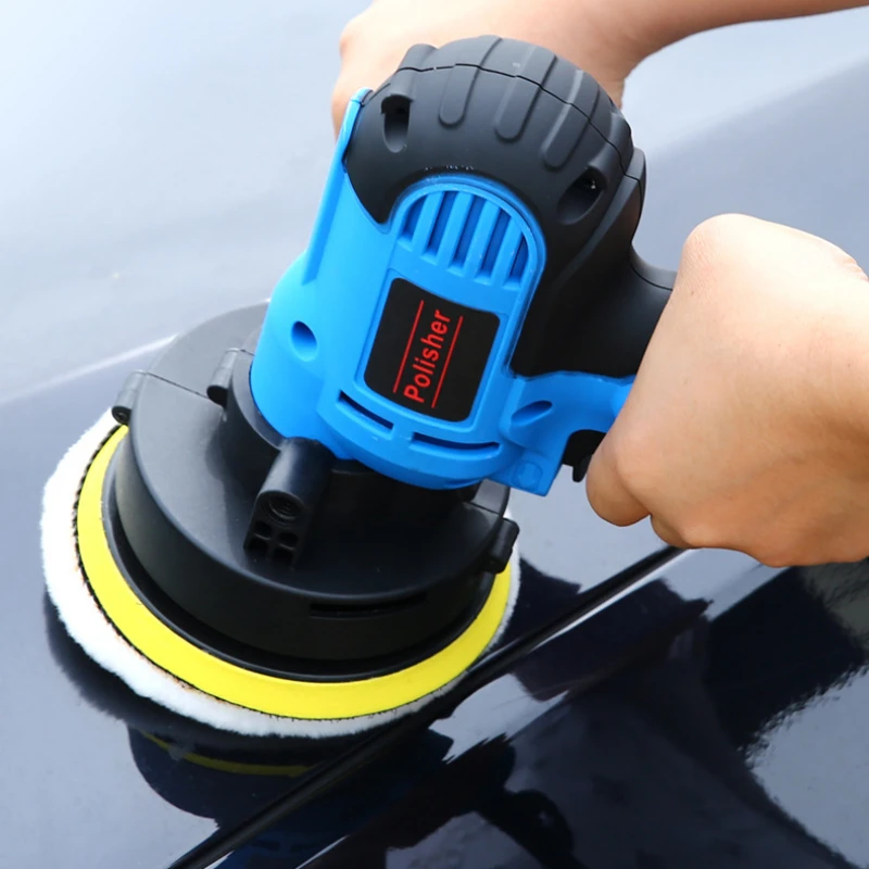 220V Automotive Polishing Machine Multifunction Car Polisher Stepless Speed Regulation Electric Waxing Car Body Polisher