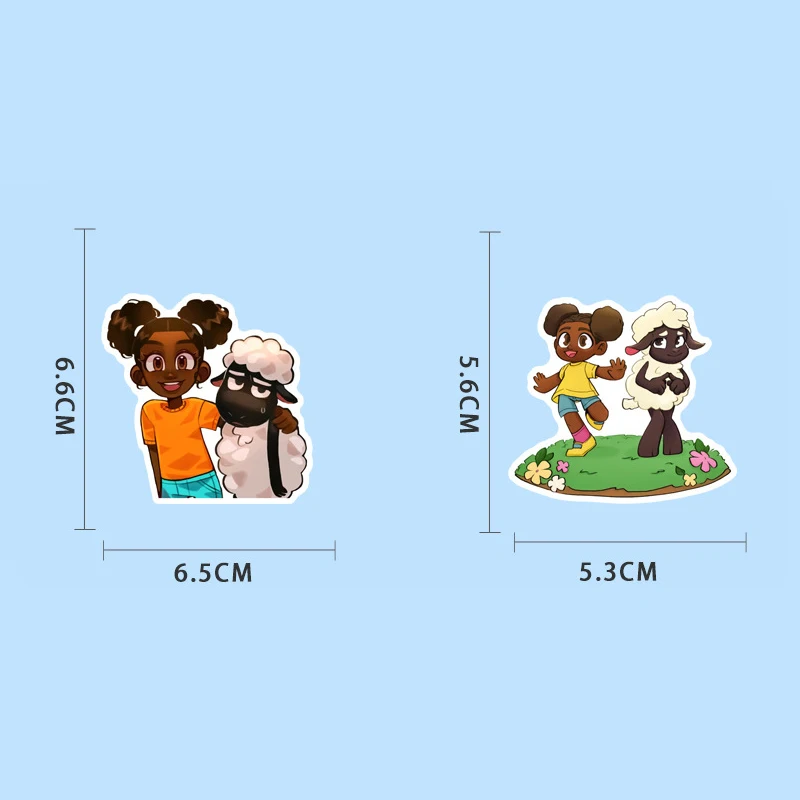 50Pcs 모험가 아만다 가구 벽 책상 용 낙서 스티커 DIY 의자 자동차 트렁크 컴퓨터 데칼 TV 오토바이