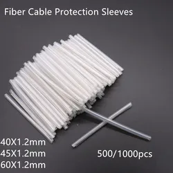 500/1000pcs Heat shrink splice protector  1.2mm 60mm 45mm 40mm Bare Fiber Optic  Hot MeltFusion Protection Splice Sleeves Tube