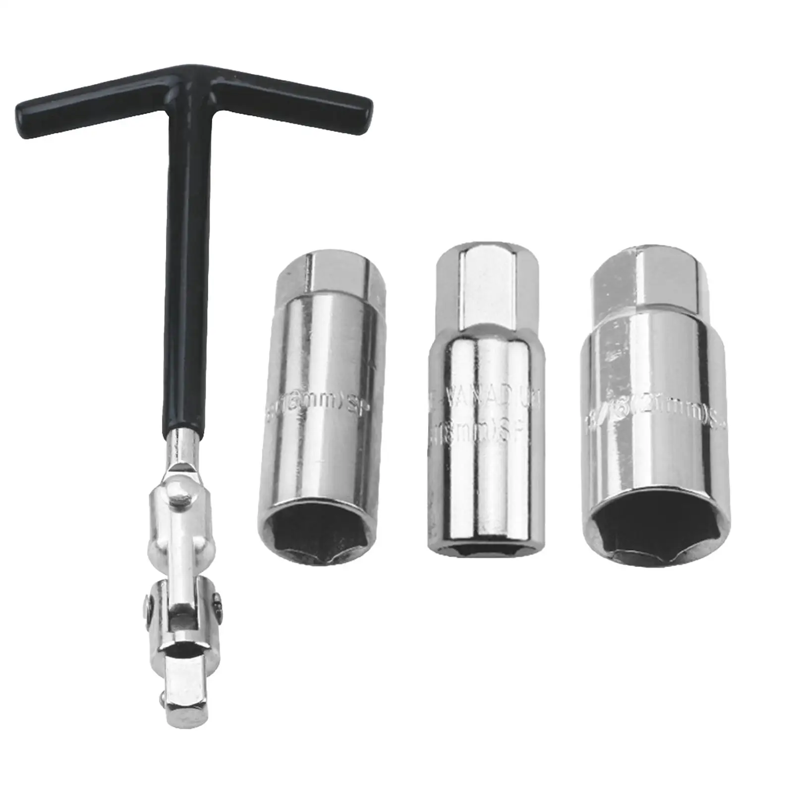 Spark Plug Socket Wrench Set Repairing Tool Removal Tool Hexagon Socket Wrench 16mm 18mm 21mm Spark Plug Socket Removal Wrench