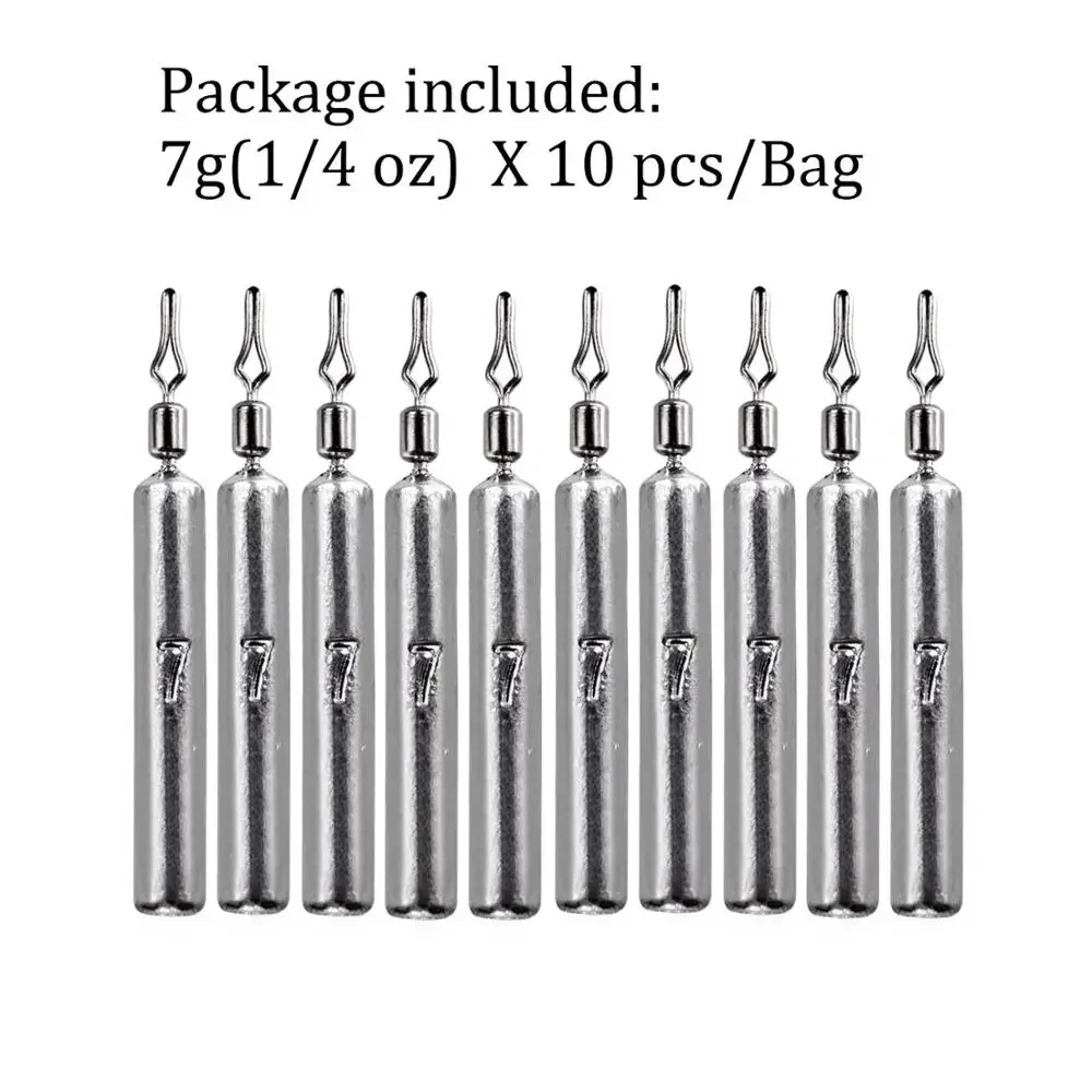 جديد 10 قطعة الصيد ثقالة 3.5 جرام 5 جرام 7 جرام 10...