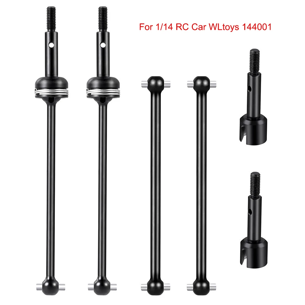 4 Pneus RC En Caoutchouc – 1/16, 1/12, 1/14 – Compatibles 124018, 16889 – Traction Renforcée