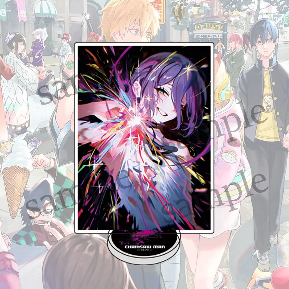 2025 Chainsaw Man Acrylic Stand Figure Desktop Decoration - Cute Cartoon Ornament