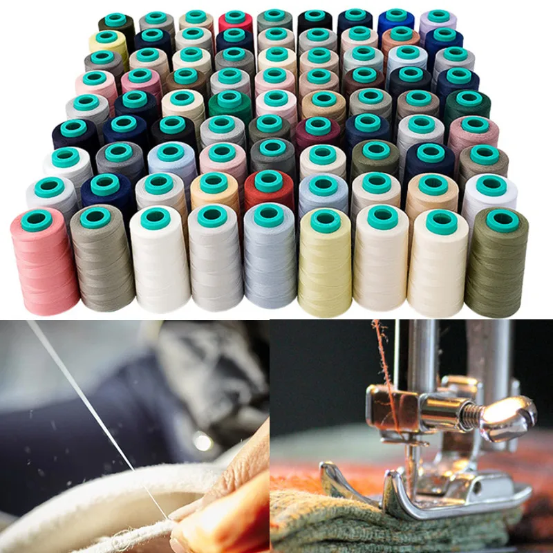 

3000 ярдов/рулон, прочная Полиэстеровая швейная нить