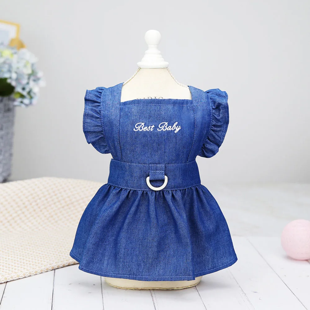 Cute Denim Dog Dress