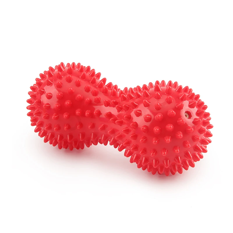 Foot Massage Roller Peanut Double Lacrosse Spiky Ball Myofascial Balls for Plantar Fasciitis Mobility Back Foot Arch Pain Relief