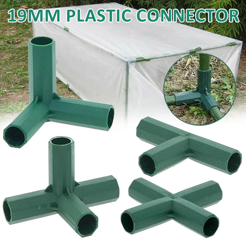 Plastic Plant Awning  Frame Joints Connector Bracket For Garden Greenhouse 