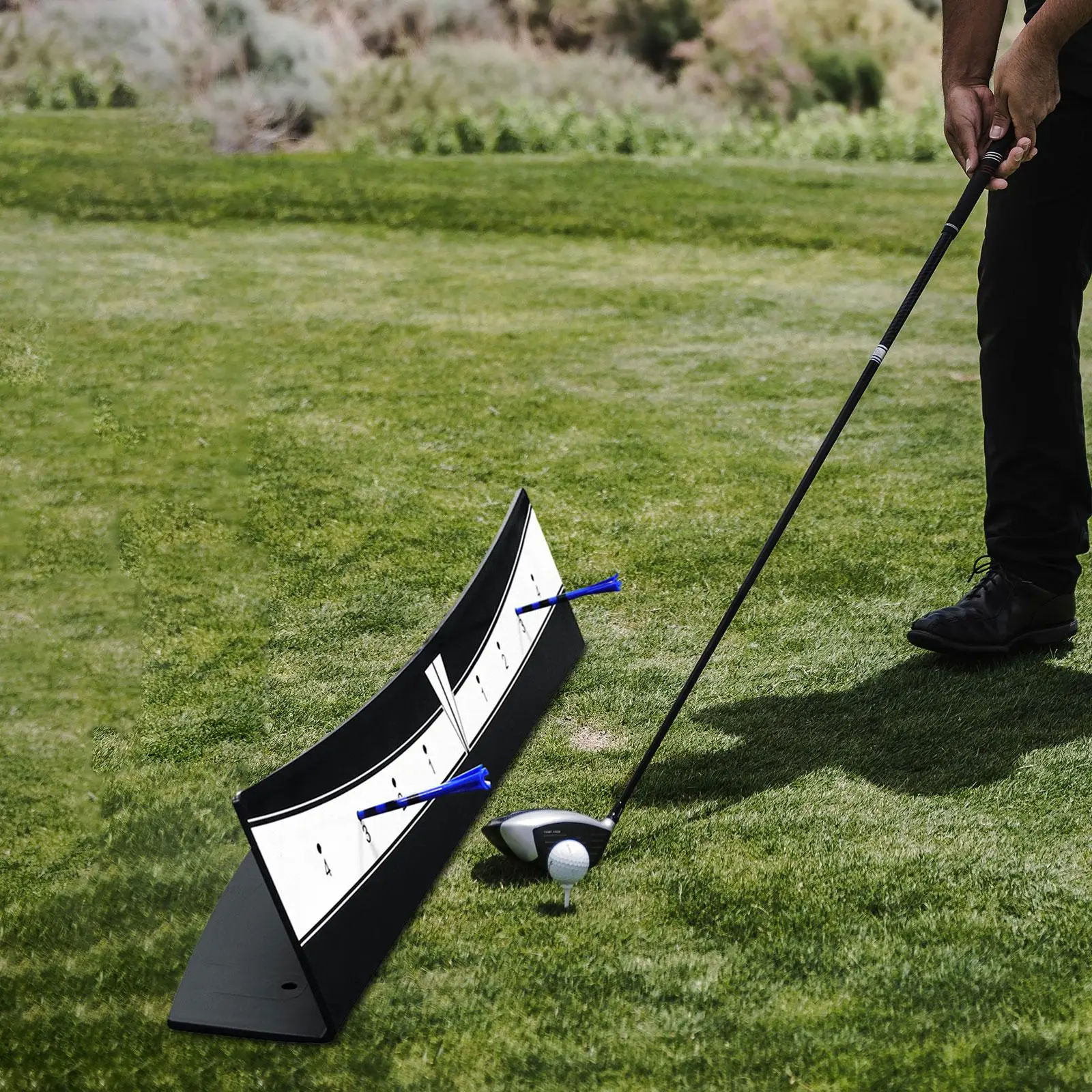 

Golf Alignment Balance Practice Stroke Path Putting Training Aid