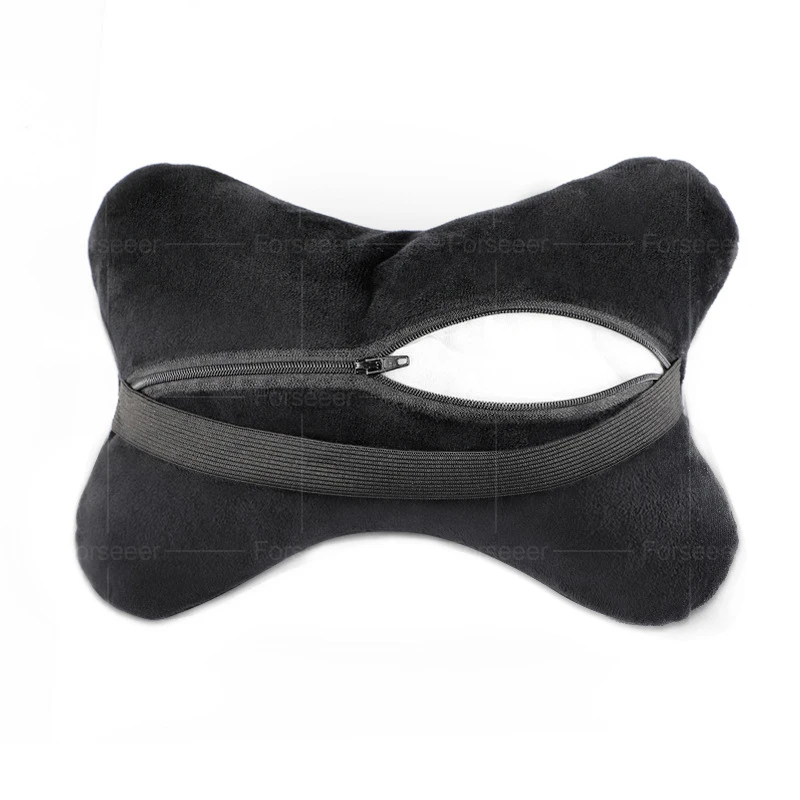 2Pcs Car Seat Headrest Neck Pillows Back cushion Accessories for Fiat Abarth 500