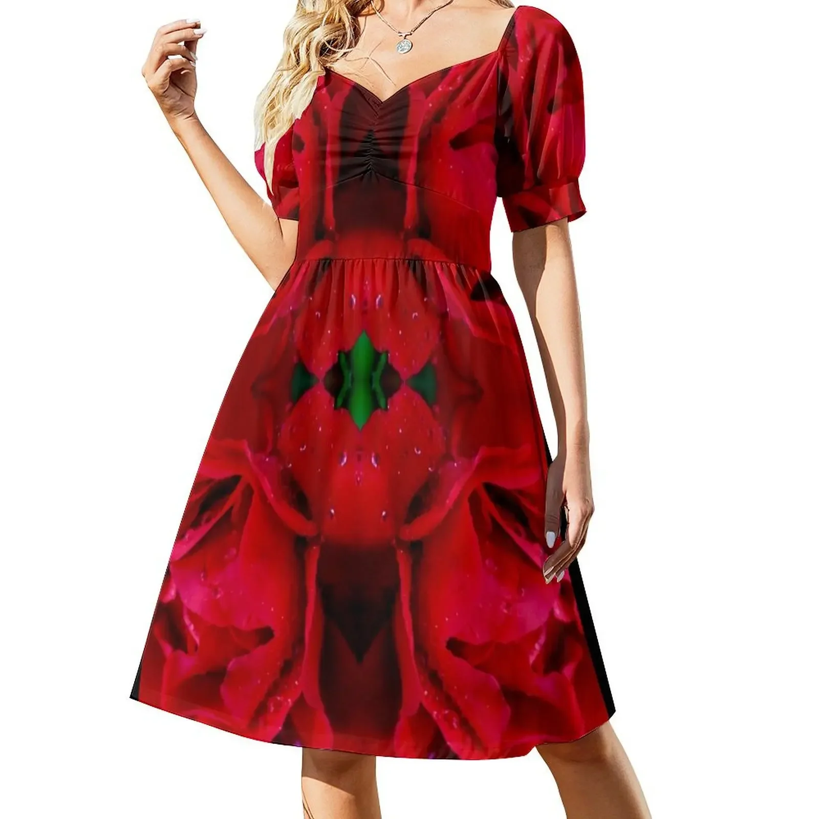 thumbnail image 1 of Vestido sin mangas Rose(s) Ropa de mujer vestidos mujer verano mono de verano de mujer vestidos de verano de mujer Vestido, 1 of 7
