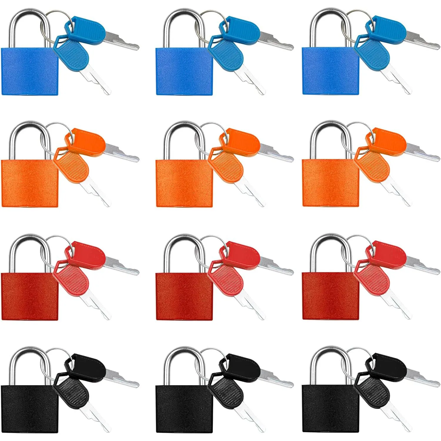 Suitcase Locks with Keys, Small Padlock with Key, Luggage Padlocks, Mini Keyed Padlock for Travel Bags, School Gym Locker клавиатура logitech mx keys mini grey bluetooth радио