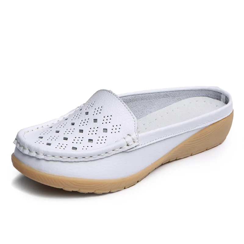 2022 Spring Summer Women Loafers Casual Slip On Flat Shoes Ladies Woman Flats Moccasin White Fashion Low Shoes Luxury Designer 