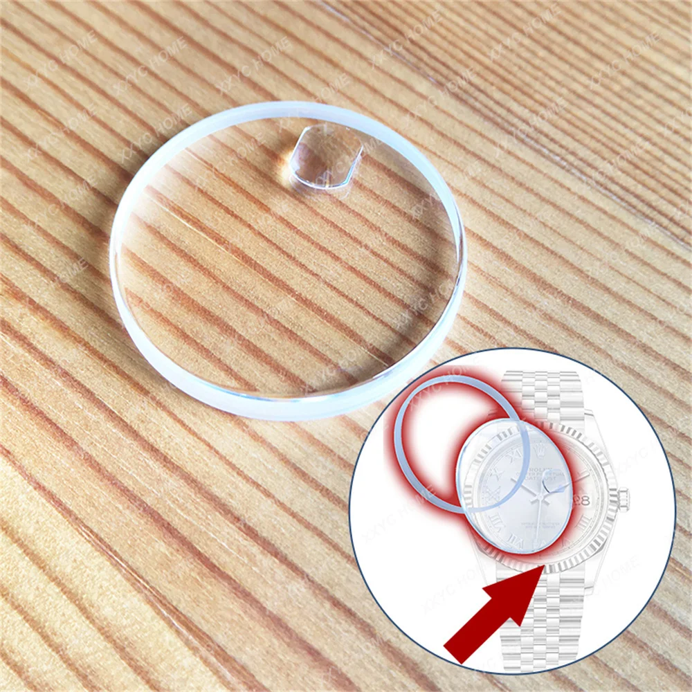 

AR coating sapphire watch crystal glass fit for Datejust oyster 36mm watch