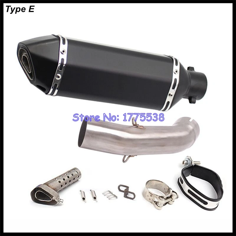 For KTM 390 250 Adventure ADVMotorcycle Exhaust Escape Moto Muffler Middle Link Pipe DB Killer for KTM 390 ADV 250 ADV 2020-2022 - Image 4