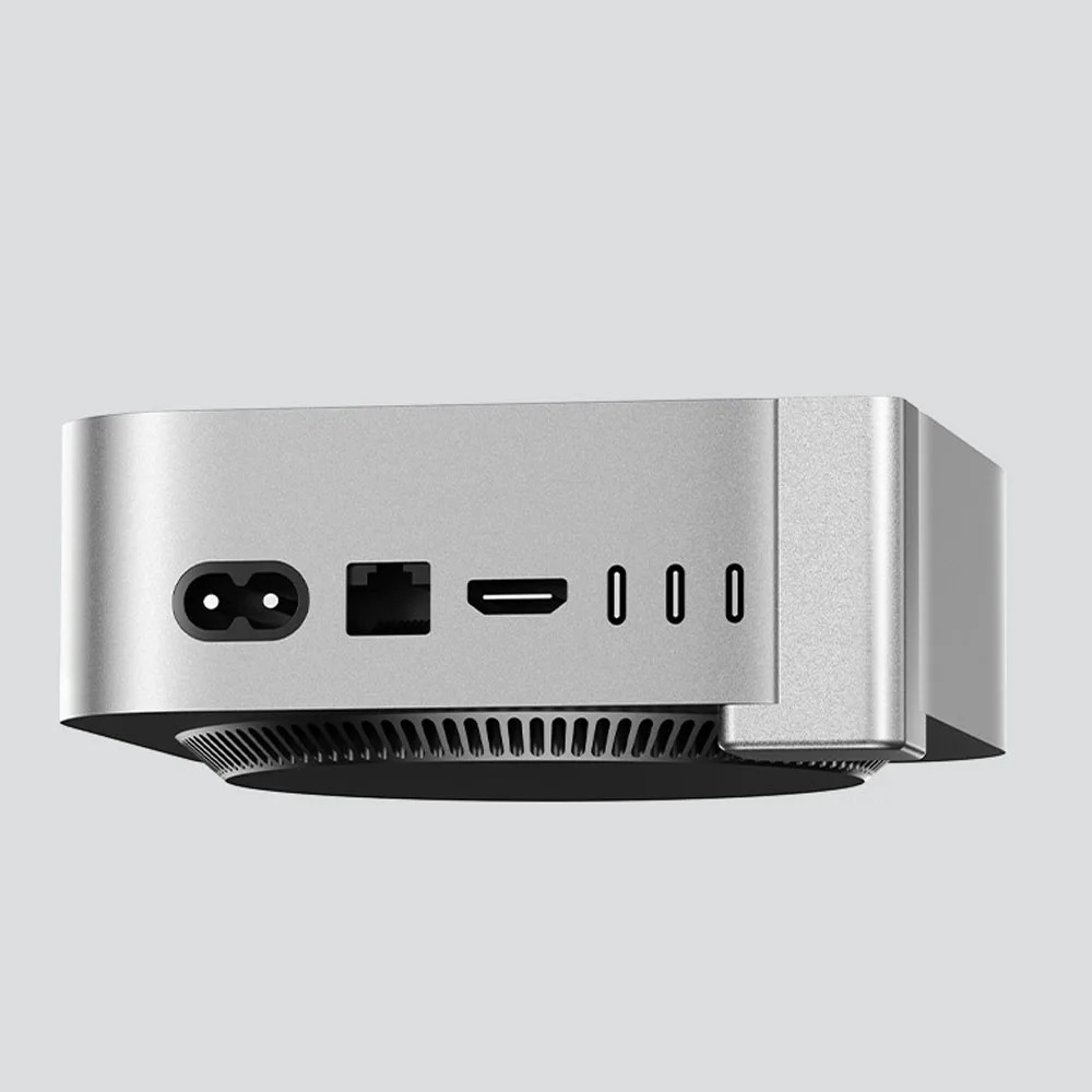 Mac Mini M4 2024에 적합한 스위치 상단 전원 버튼 알루미늄 합금 푸시 스위치, Mini M4 2024 전원 버튼 스위치 용