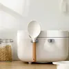 Rice Spoon Holder Silicone Storage Rack, Kitchen Wall-Mounted Cooker Spoon Shelf, Placement Rack 6