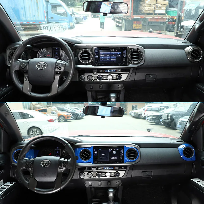 

Наклейка для Toyota Tacoma 2016-2021 из АБС-углеродного волокна с центральным управлением