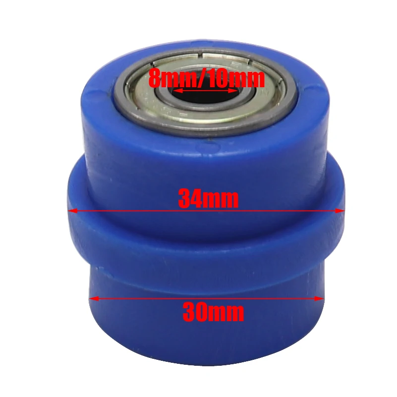 Motorcycle Chain Tensioner Pulley 8mm 10mm Drive Chain