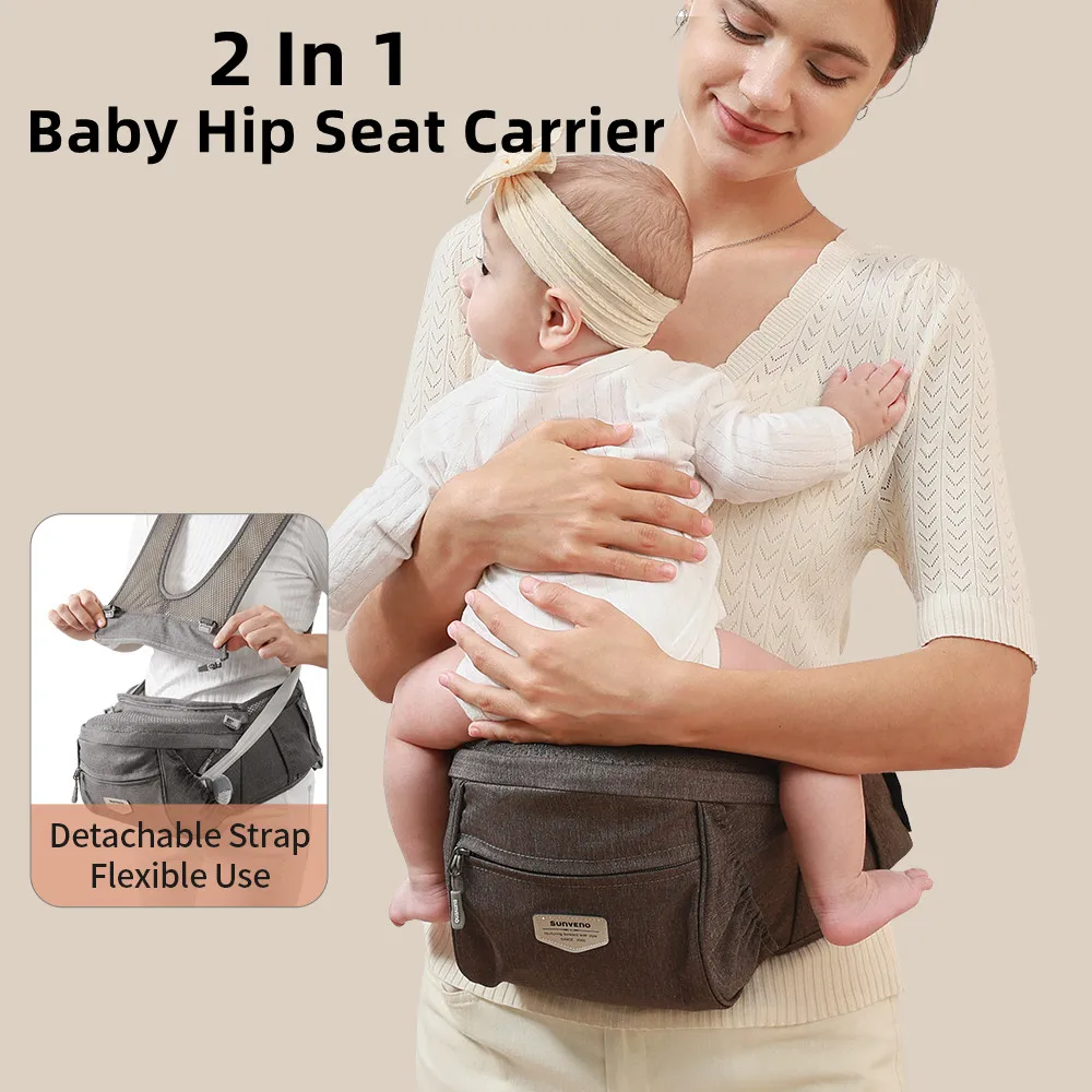 Sunveno Baby Carrier Infant Hip Seat Carrier Bebe Kangaroo Sling For  Newborns Backpack Carrier Baby Travel Activity Gear - Backpacks & Carriers  - AliExpress