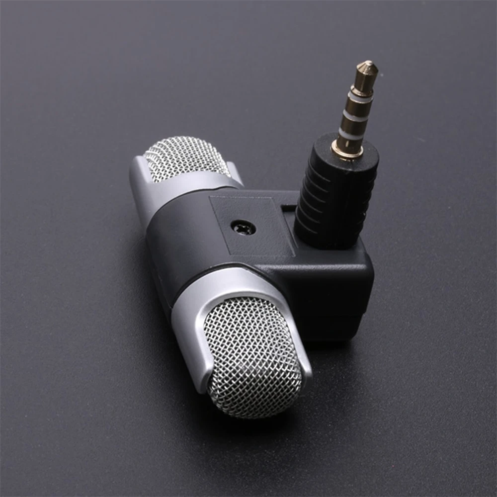 Mini 3.5mm Jack Microphone Stereo Mic For Recording Mobile Phone Studio Interview Microphone For Smartphone 4