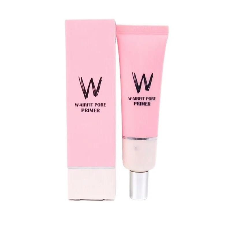 

2pcs W-Airfit Pore Concealer Primer Cream Foundation Oil Control Base Makeup Pores Invisible Smooth Korea Skin Care Cosmetic