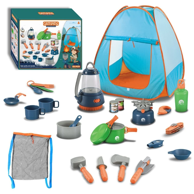 

Outdoor Toys Camping Tools Set Kids for PLAY Tent Up Tent with Kids Camping Gear Set Outdoor Toys Camping Tools Set