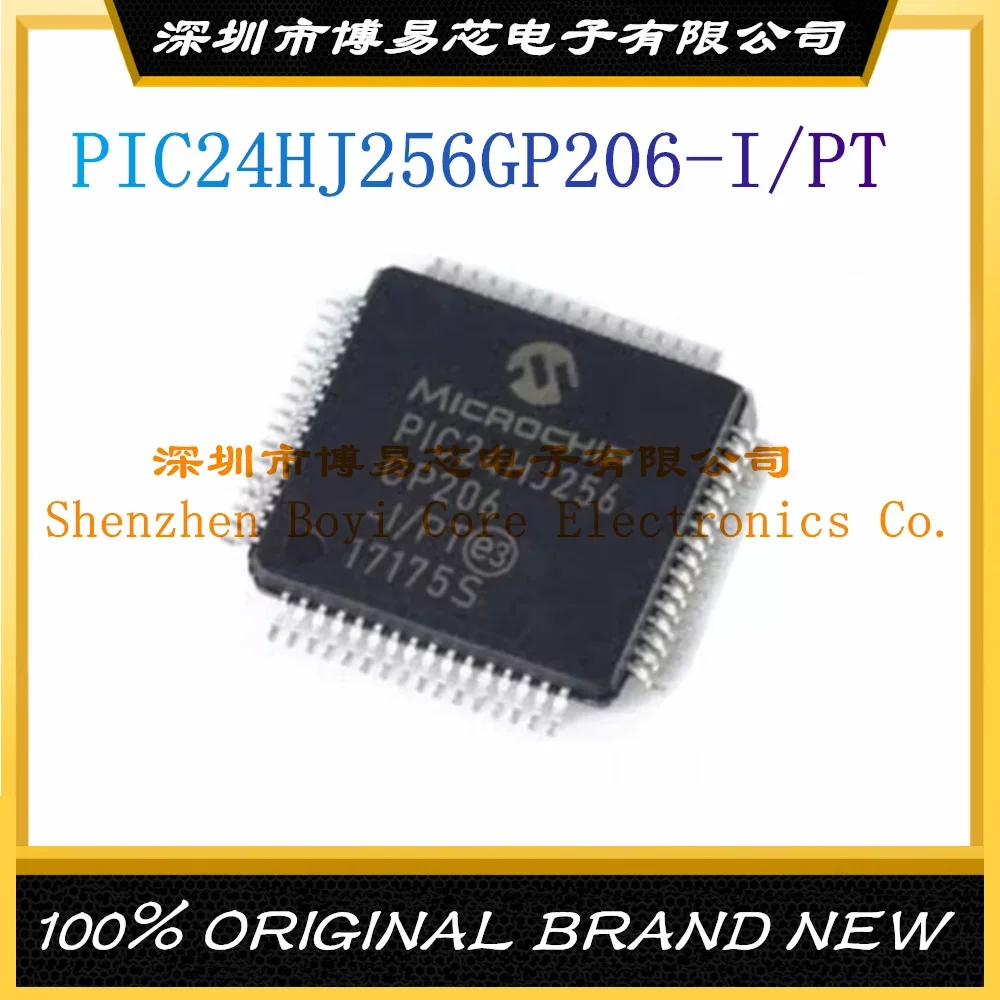 New original PIC24HJ256GP206-I/PT package TQFP-64 16-bit microcontroller MCU single-chip microcomputer xc3s50a tqfp 144 xc3s50a 4tqg144c new original