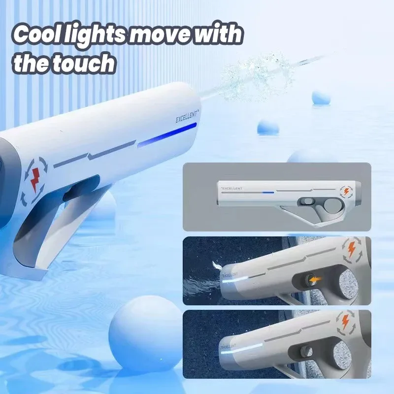 Pulse Electric Continuous Firing Water Gun Toy With Automatic Water Absorption Strong Water Spraying Children's Water Gun 4