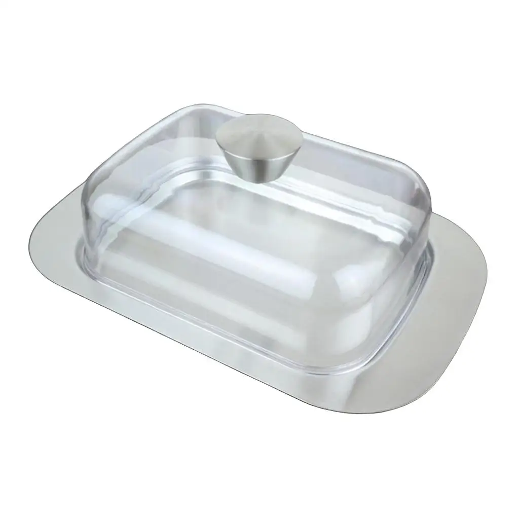 Butter Dish Bread Serving Tray Stainless Steel Cake For Cake Dessert