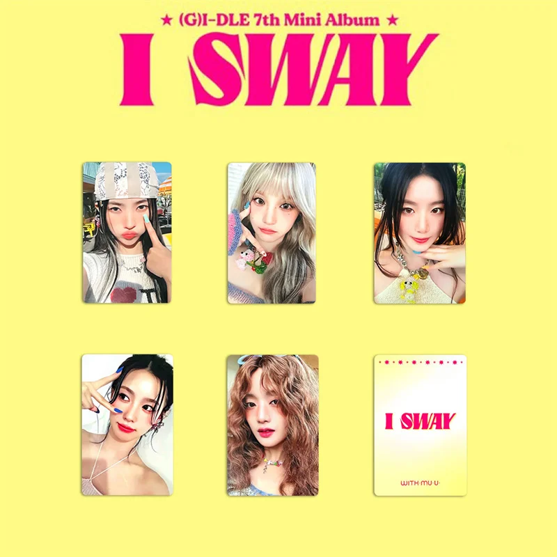 KPOP Gidle New Album Collection LOMO Card Fan Girl Collection Gift Postcard (G) I-DLE K-pop Photo Card 5pcs/set