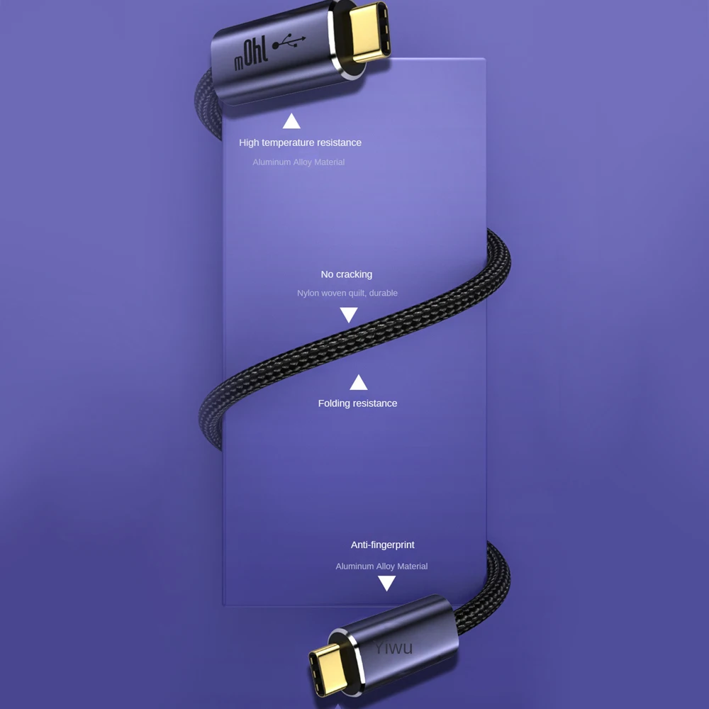 Sumsung Macbook ƮϿ   ̺, USB C ͽټ ̺, - 10Gbps PD 3.1  ڵ, 140W