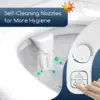 SAMODRA Non-Electric Left-Hand Bidet - Self Cleaning Dual Nozzle (Frontal and Rear Wash) Fresh Water Bidet 3