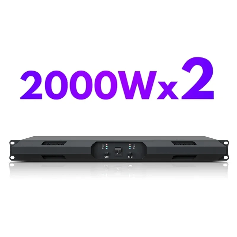 풀루오드 4*2000W 1U 디지털 앰프 FL-2000/FL-4000 2/4채널 파워 앰프 스테레오 사운드 시스템 프로 오디오 클래스 D 앰프