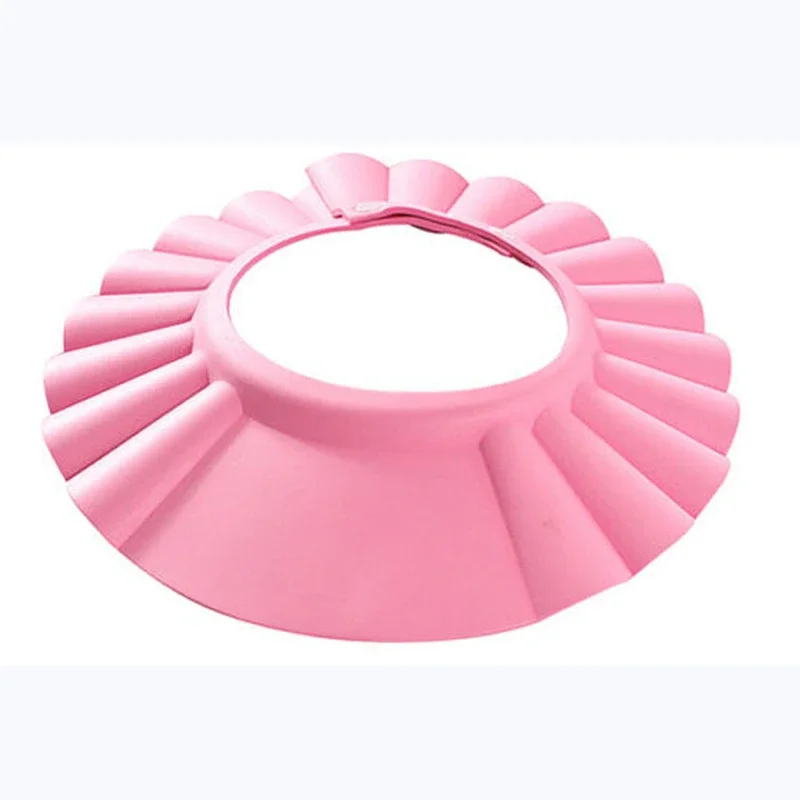 Lovely Baby Shampoo Hat Adjustable Shield Waterproof Ear Protection Toddler Kids Bathing Shower Cap Wash Hair Visor Caps hair wash hat hair wash shield shampoo shower cap