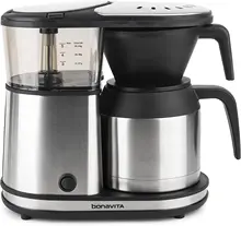 

5 Cup Coffee Maker with Thermal Carafe One-Touch Pour Over Brewing, BV1500TS, Stainless Steel