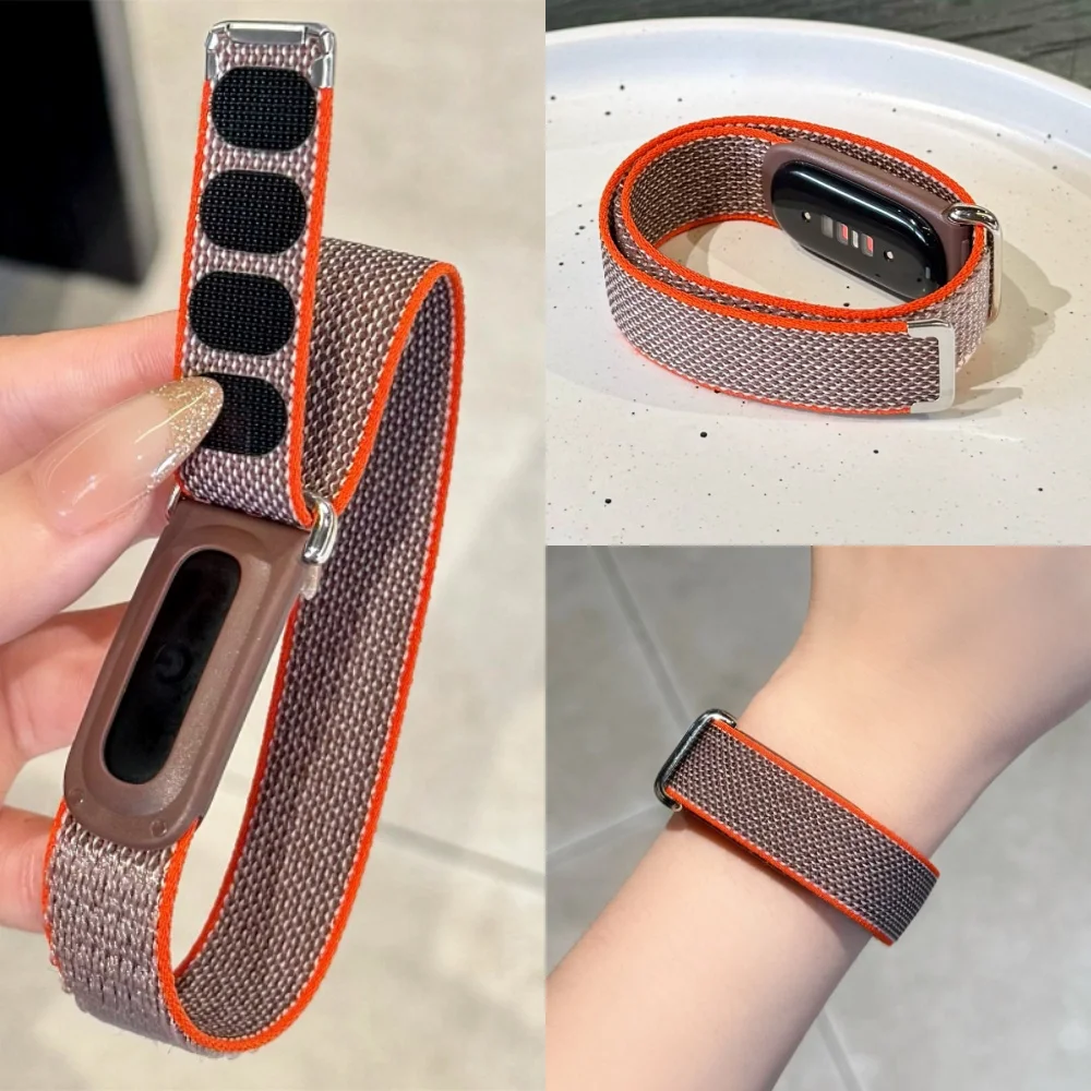 Breathable Nylon Loop Sport Strap - Adjustable Smart Band Wristband Accessory