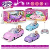 2024 New Rc Car 1:16 Remote Control Doll Convertible Sports Car Pink Party Girls Toys For Children Rechargeable Battery Girl Toy 3