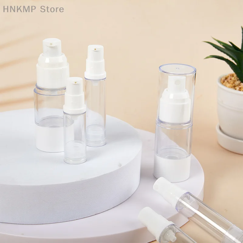 

1Pcs 15-100ml Empty Bottle With Pump Plastic Lotion Containers Refillable Bottles Cream Cosmetic Bottle Travel Cosmetique Sample