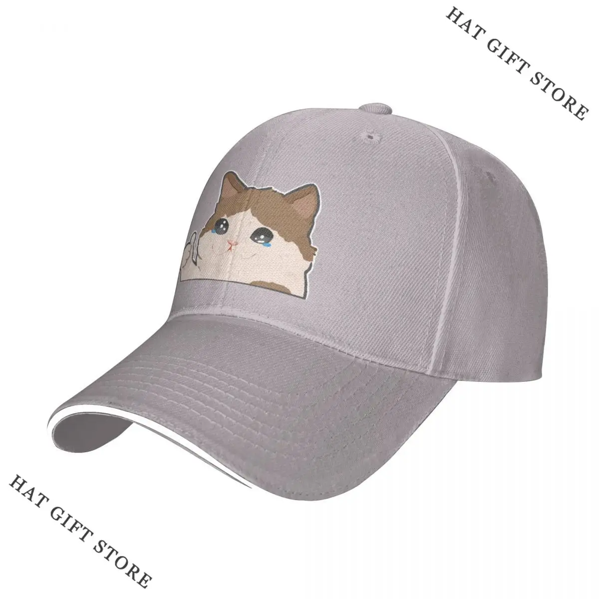

Best crying cat meme Baseball Cap Cosplay fashion Mens Hat Women'S