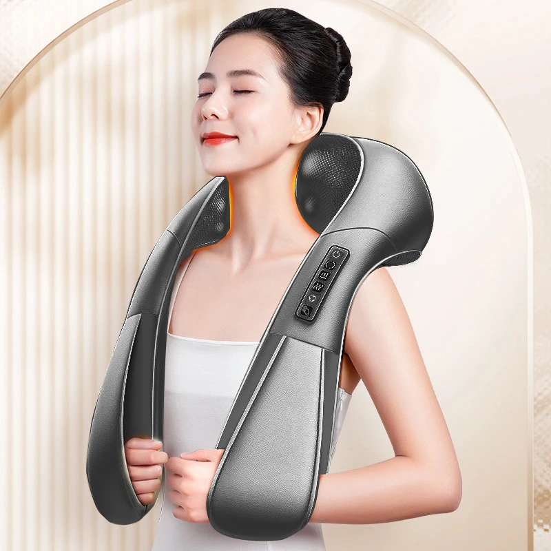 Cervical Electric Blanket Shoulder Neck Back Massage Device Facial 26w Metub Massage Vacuum Cups Scalp Massager Machine neck and shoulder massager