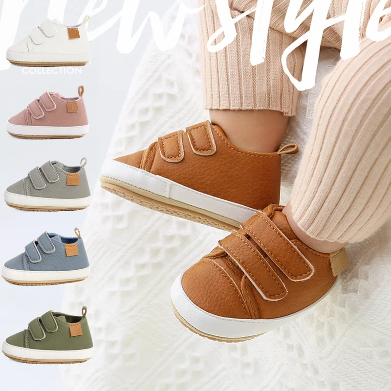 Baby Soft Sole Shoes Toddler First Walkers Autumn PU Boys Girls Casual Infant Walking baby shoes soft sole shoes