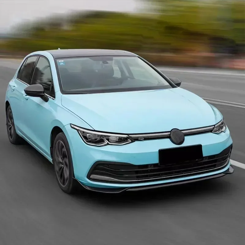 VW 골프 8 MK8 GTI GTD GTE TDI R-Line 2020-2022 용 자동차 앞 범퍼 립 스포일러 스플리터 보호대 커버, 자동차 립 친 카나드