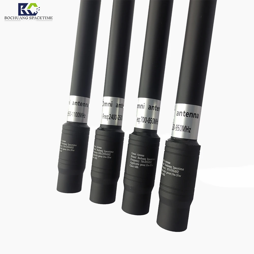 CDMA/DCS/LTE/WIFI/2G/3G/4G/5G/6G는 N형 수컷 커넥터가 있는 전방향 유리섬유 튜브를 사용하여 통신 장비를 연결하는 데 사용됩니다.