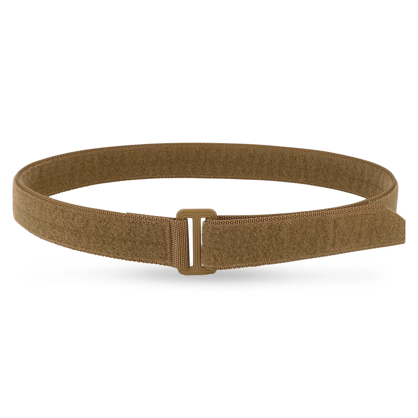KRYDEX Taktischer EDC-Gürtel mit Klettverschluss, Innengürtel, 3,8 cm, Nylon, verdeckter Tragegürtel, Outdoor-Taillengürtel für Herren – Detail 3