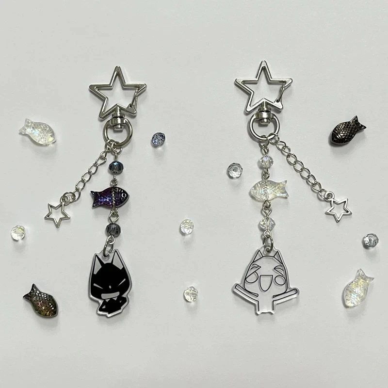 Llavero A Juego Hecho A Mano Toro Kuro Para Peces Brillantes Y Gatos Lindos Y2K