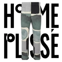 Pleats Original Print Pleated Pants 2024 Spring Summer New Personalized Printing Casual Pants Fashion Versatile Men's Clothing 1