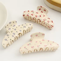 A high-quality star, diamond print, acetate hair, fish catcher, half-tie clip, delicate headwear